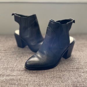 1. STATE Cut Out Ankle Booties/Boots Open Heel